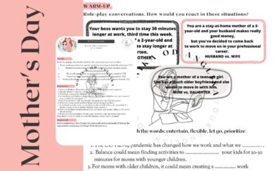Mother’s Day – materiały do pracy z dorosłymi